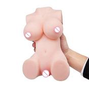 Half body 3D TPE sex doll vagina breast anus sex toy for men masturbating produced by automaticwoman